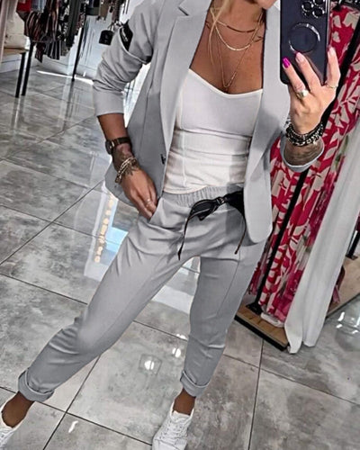 MALOU - SET TOP, GIACCA E PANTALONI