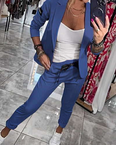 MALOU - SET TOP, GIACCA E PANTALONI