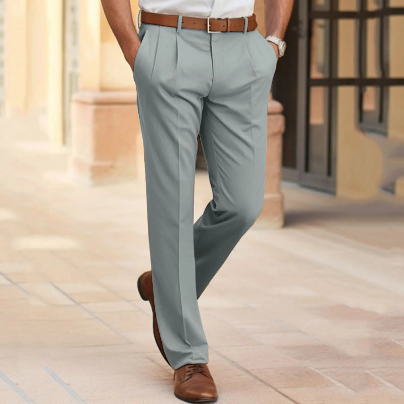 Harvey™ | Pantaloni dritti a vita media
