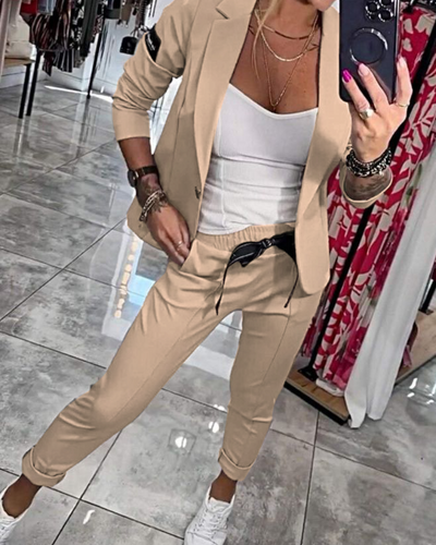 MALOU - SET TOP, GIACCA E PANTALONI