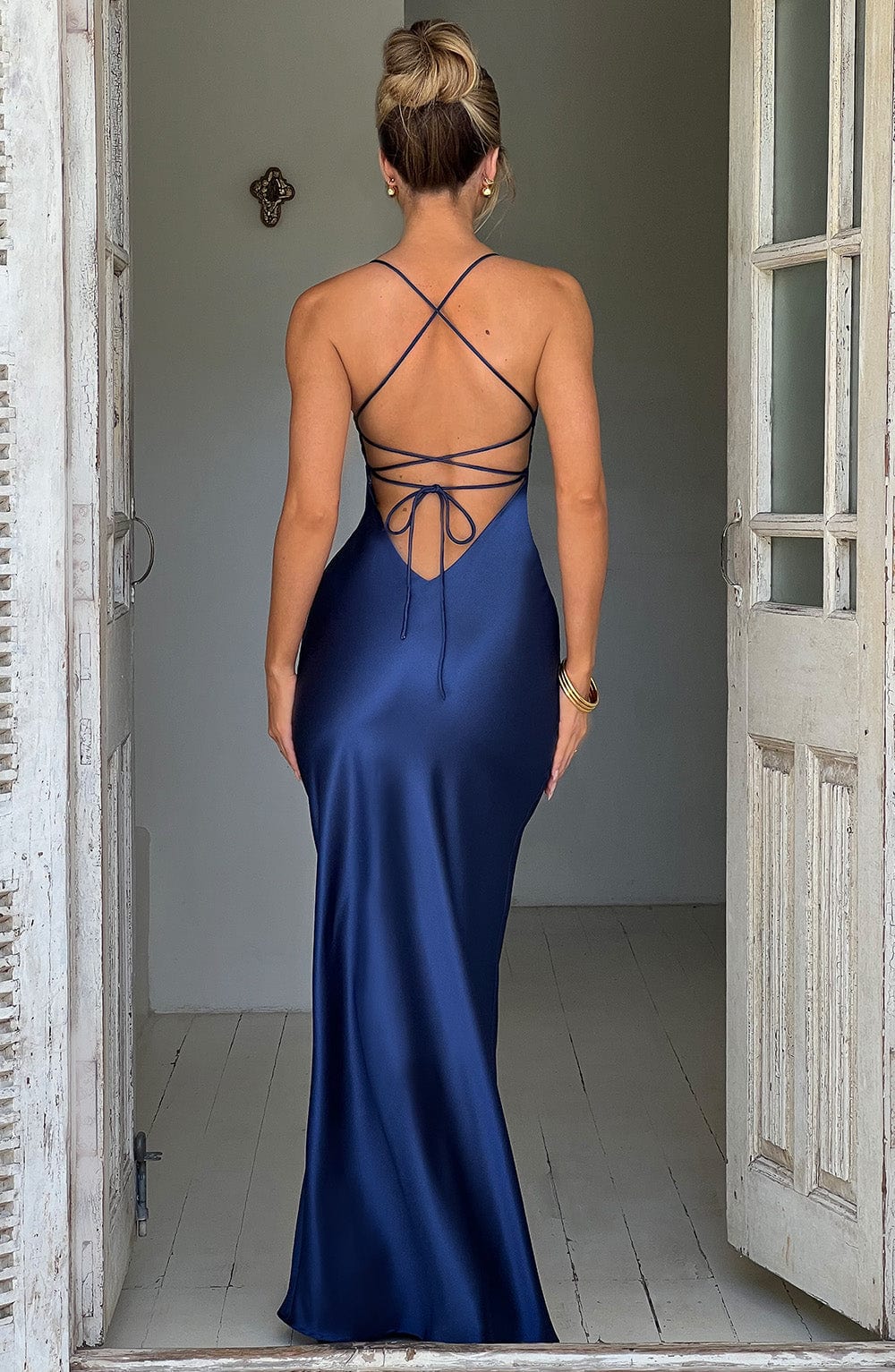 Isobel - Abito Maxi Blu Marino